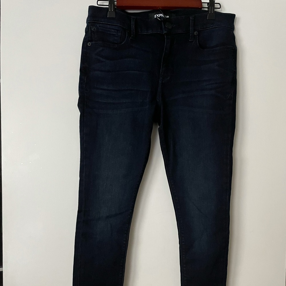 Express, skinny, 8 short jeans